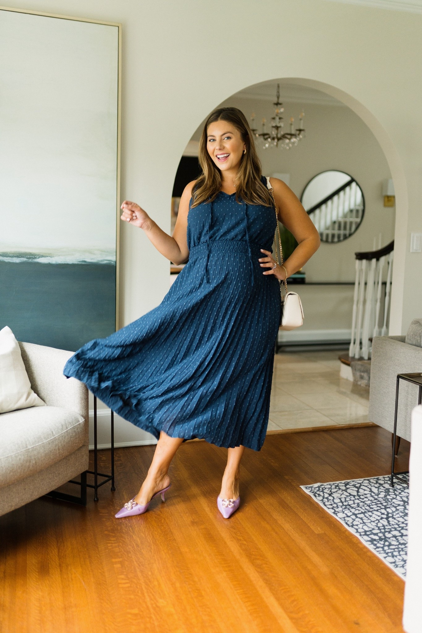 Spring wedding guest dress - graduation dress - shower dress - wearing size XL 

#LTKootd #LTKSeasonal #LTKMidsize