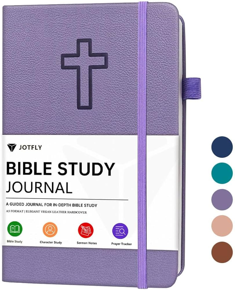 Bible Study Journal - Church Notes Notebook for Note Taking & Reflection - Guided Bible Study Not... | Amazon (US)