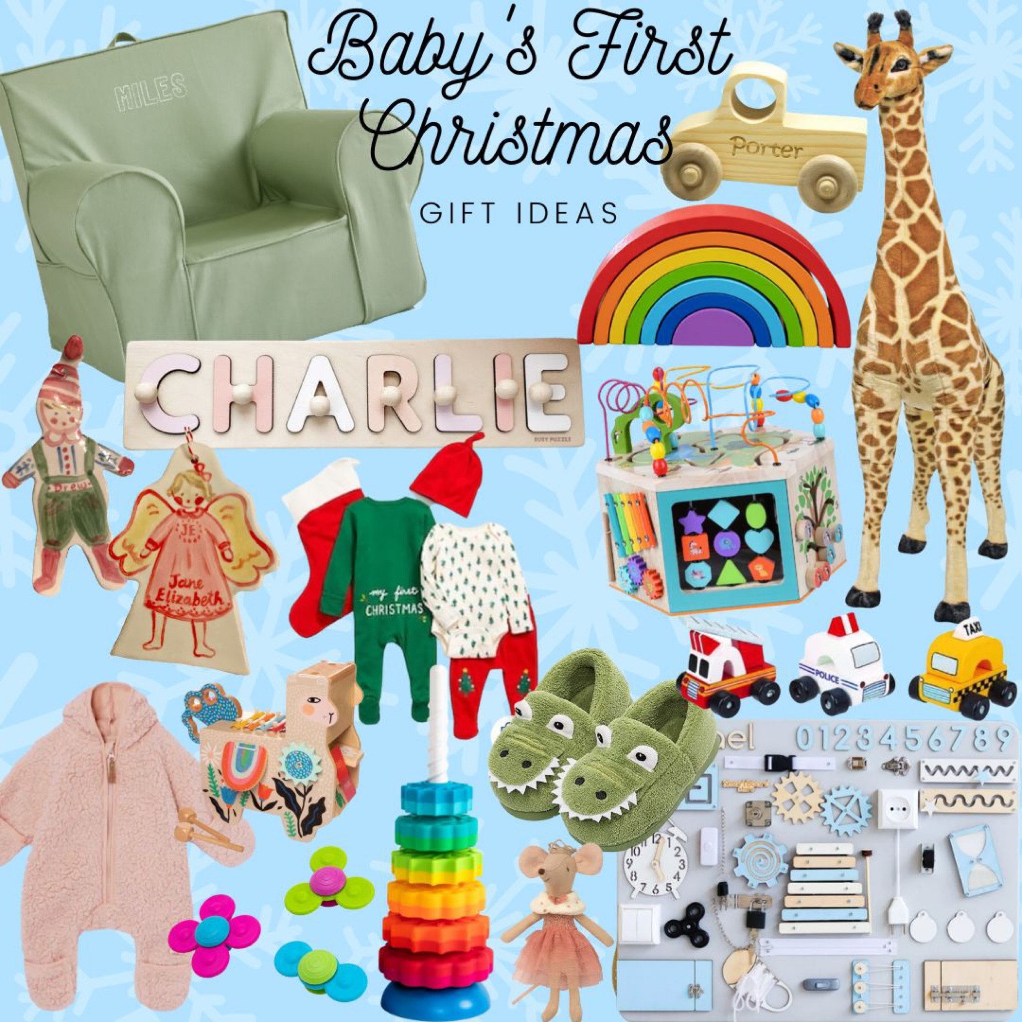 Baby’s first Christmas gift ideas! 

#LTKbaby #LTKHoliday #LTKSeasonal