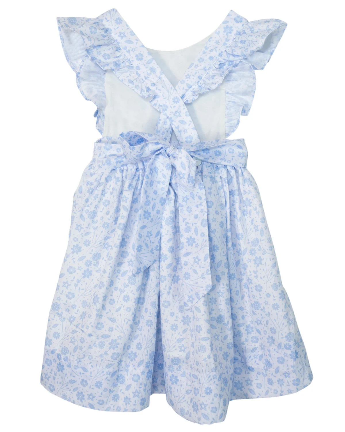 Blue Floral Penny Dress | Smockingbird Kids