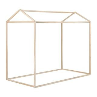 Sweedi Natural Pine House Bed | The Home Depot