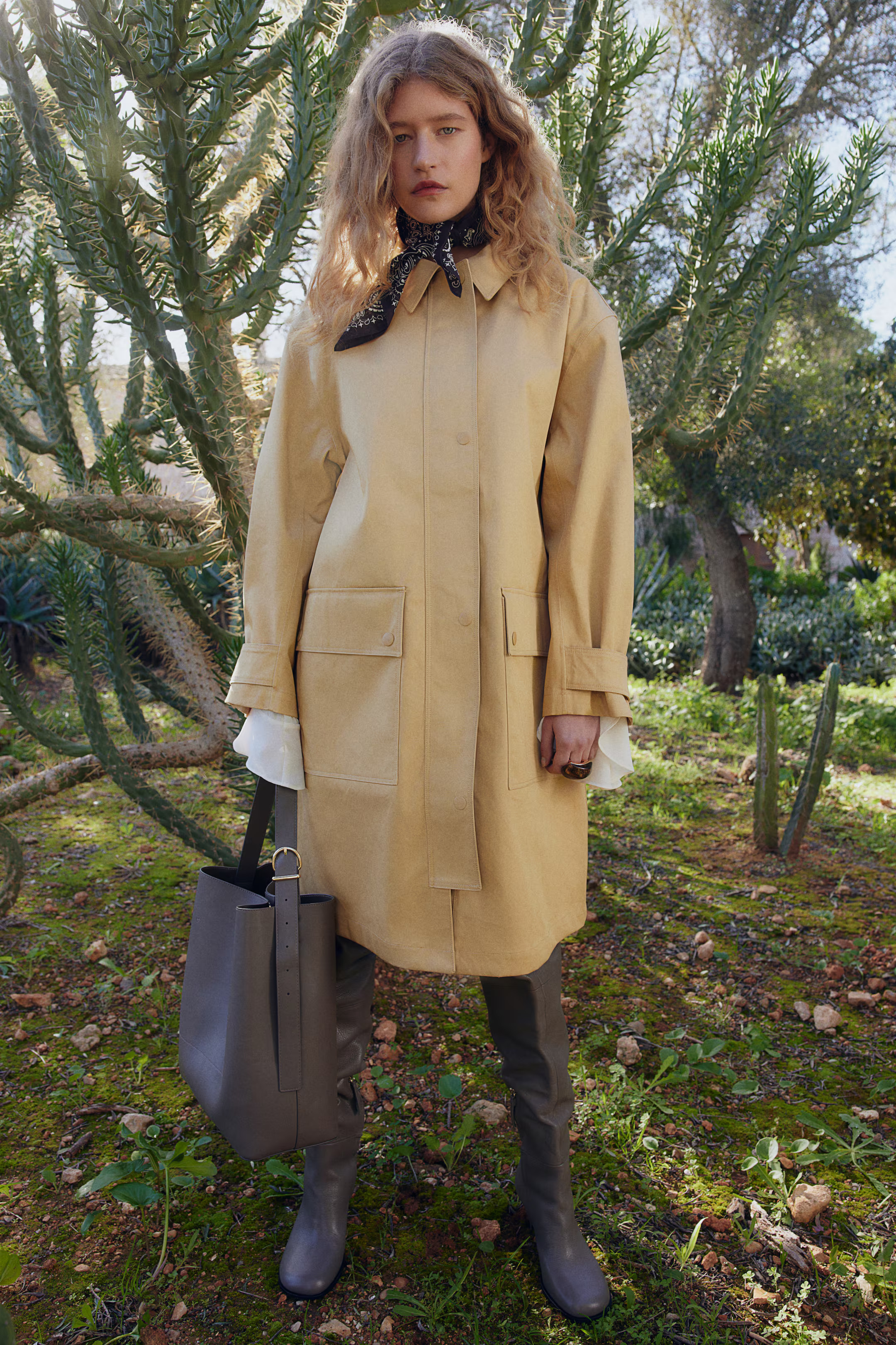 Bonded Twill Coat | H&M (US + CA)