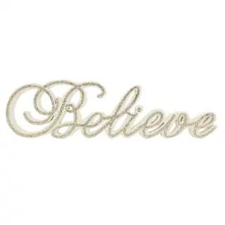 Glittery Believe Tabletop Sign by Ashland® | Michaels Stores