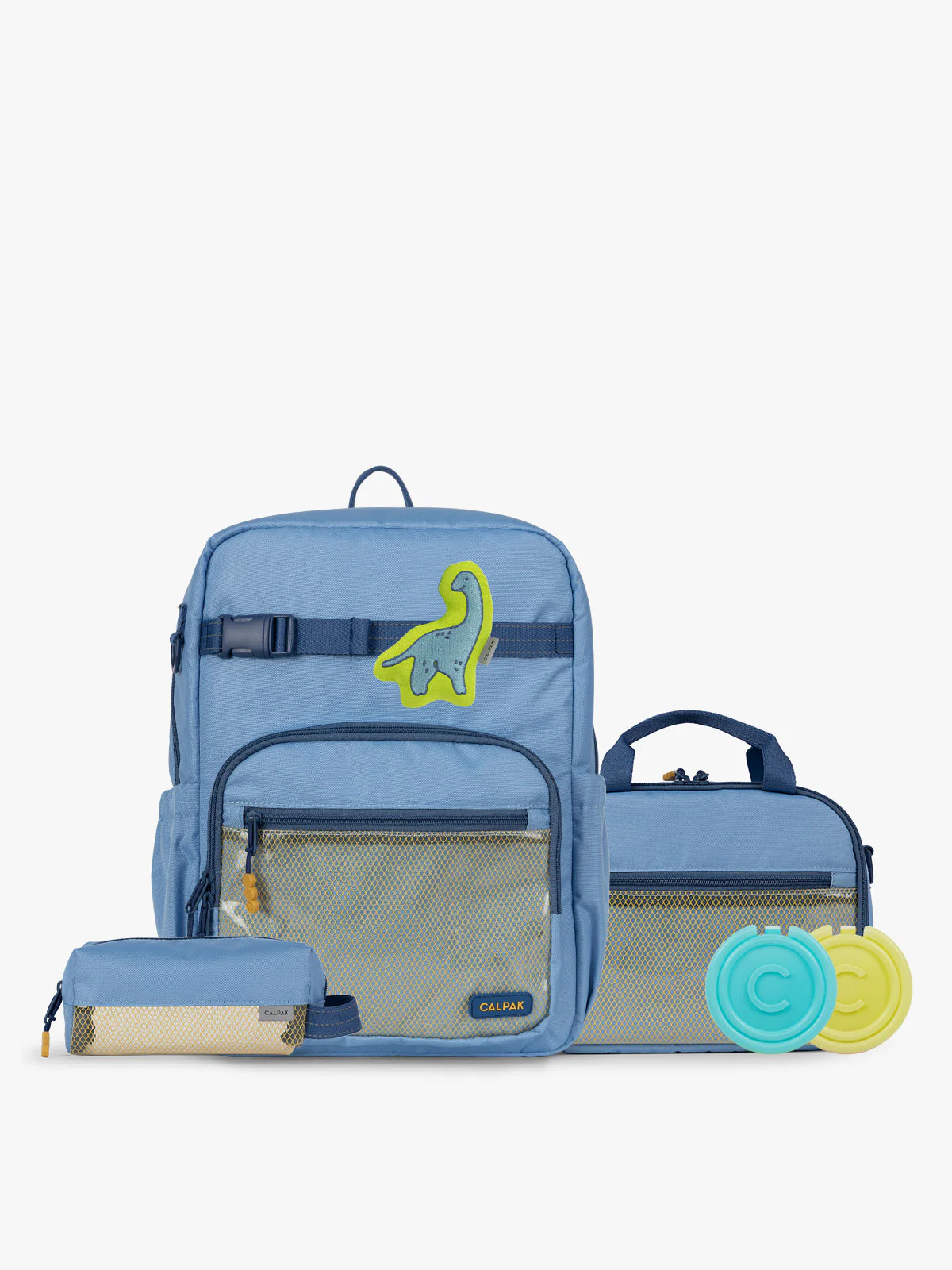 Kids School Essentials Bundle with Large Backpack in Blue | CALPAK