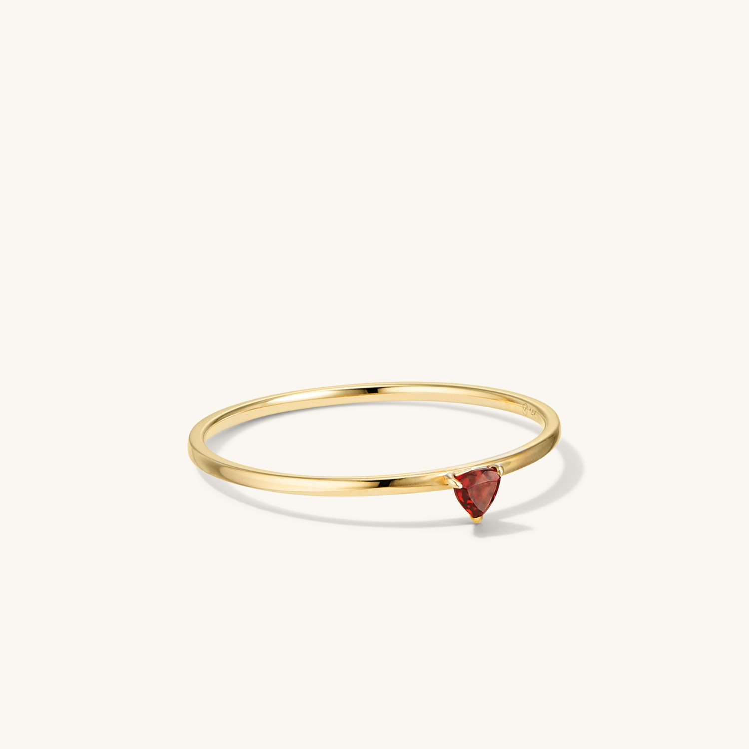 Gemstone Trillion Stacker Ring | Mejuri (Global)