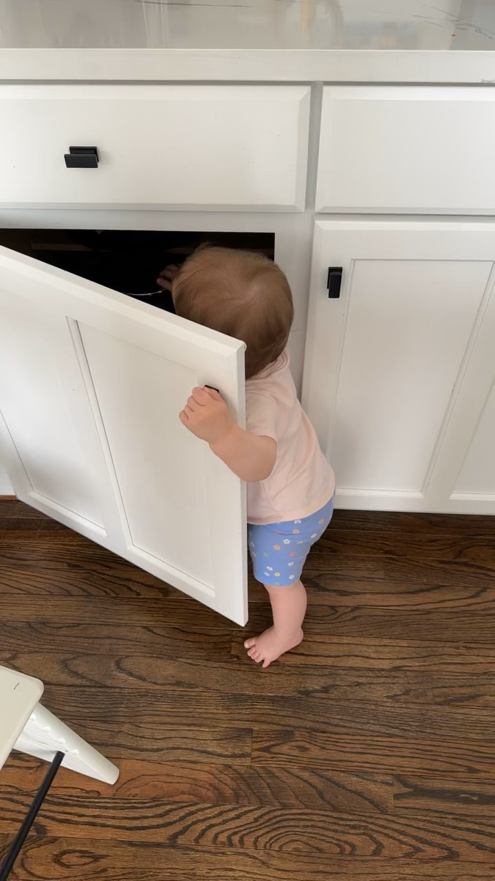 In case you have a little one that likes to explore, linked the magnetic cabinet baby proofing locks we got!

#LTKBump #LTKFamily #LTKBaby