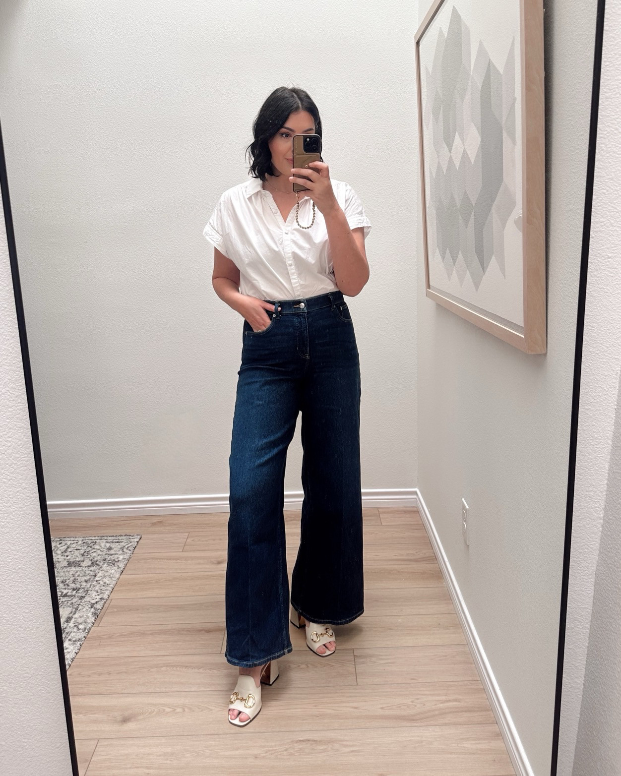 I'm in the large of the pants, but need a medium as a size 8/10. Their sizing guide is spot on! I'm in the regular length, great length for me.  

 