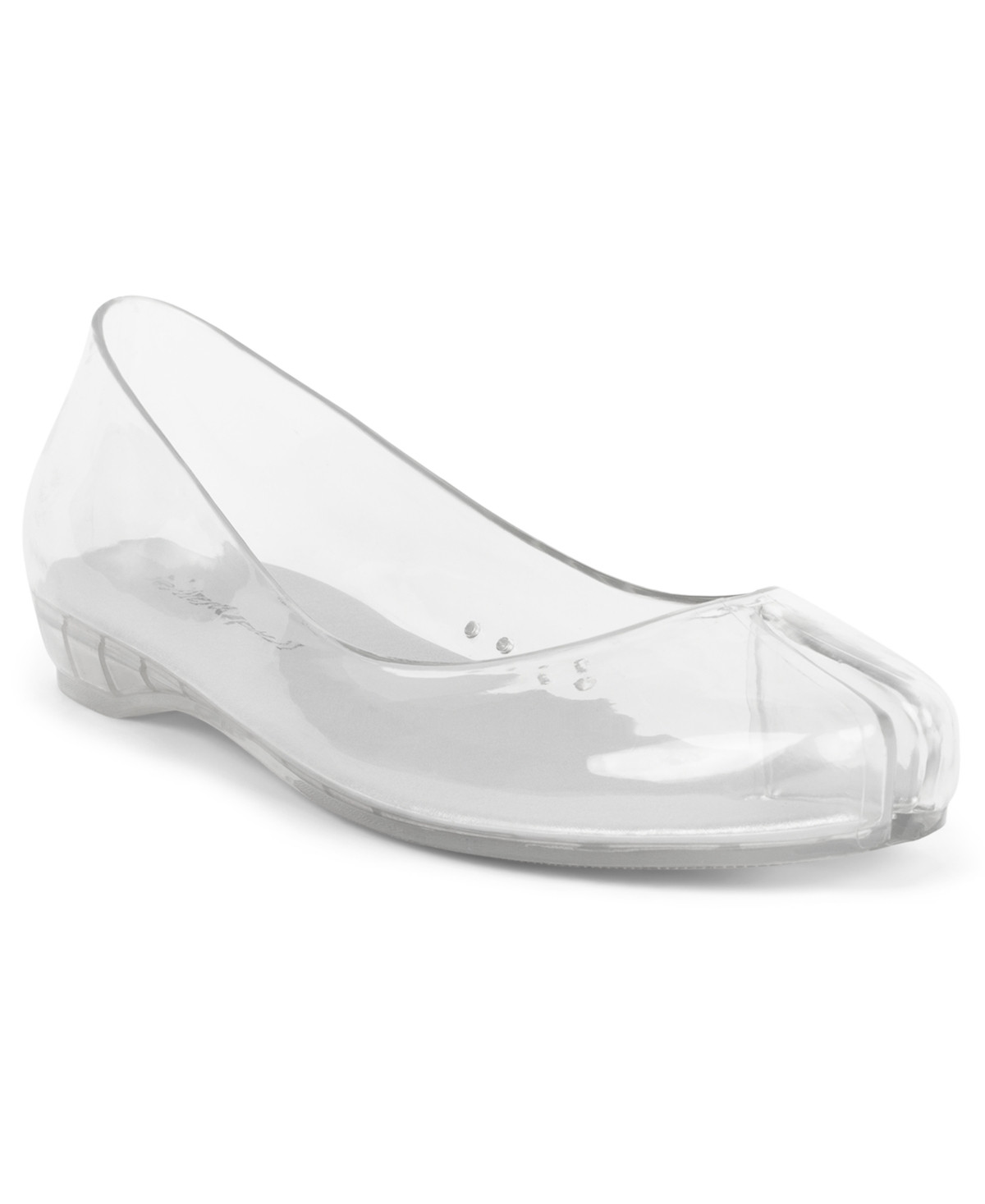 Jeffrey Campbell Women's Fixed Split-Toe Jelly Flats - Clear | Macy's
