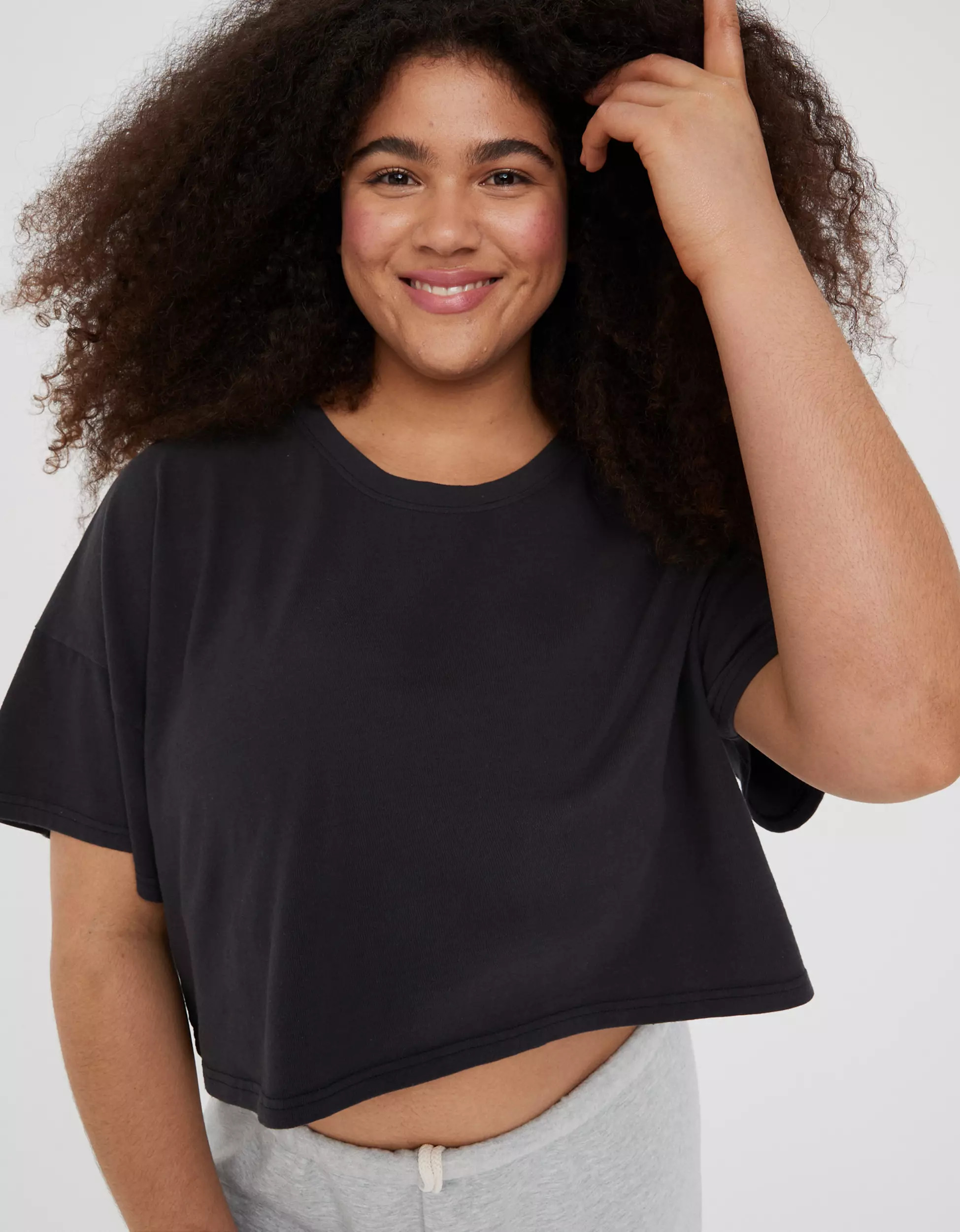 OFFLINE By Aerie Cropped T-Shirt | Aerie