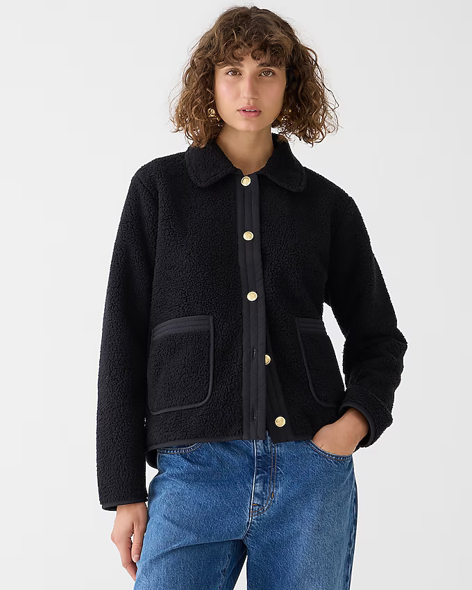 Teddy sherpa lady jacket | J. Crew US