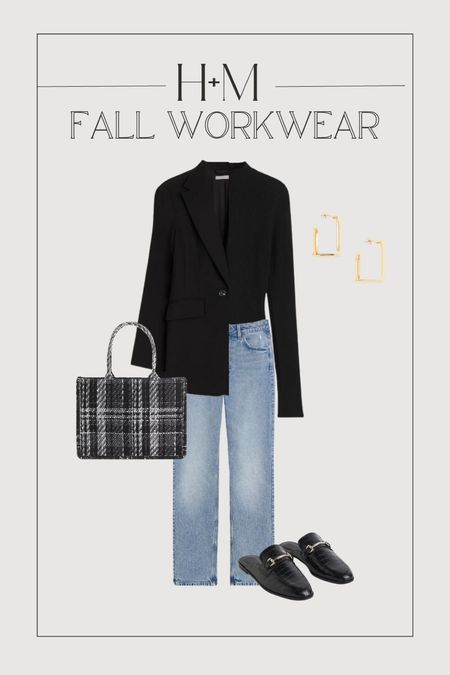 H&M fall workwear outfit Idea 
—
Fall Fashion, fall outfit, fall style, fall must haves, fall outfit inspiration, Fall outfit, fall, fall outfits, sweater, sweaters, jeans, fall outfit inspo, booties, boots, outerwear, fall fit, cozy outfit,  fall outfit ideas, office, working moms, post grad, office look, ootd, blazer

#LTKfindsunder100 #LTKSeasonal #LTKworkwear