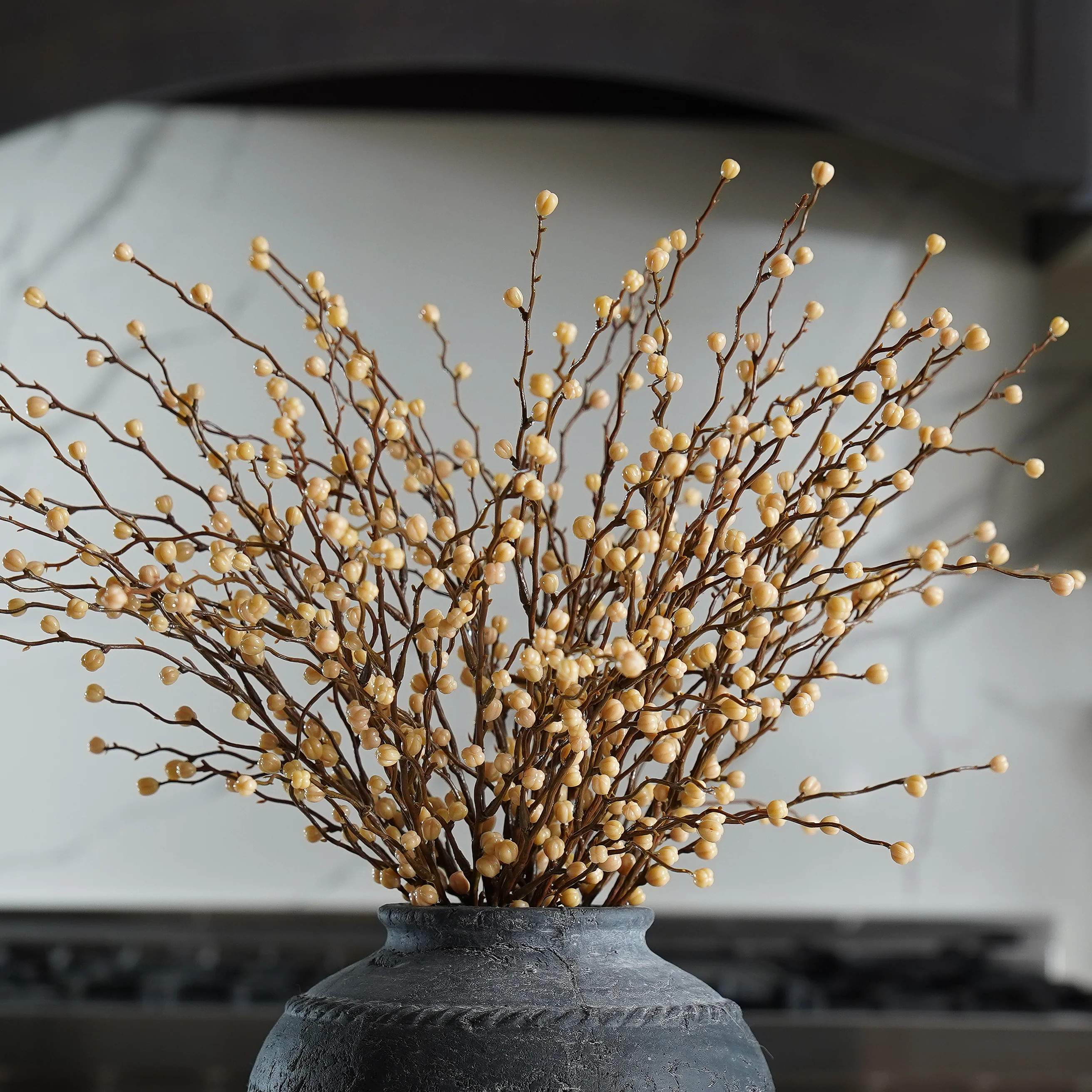 Cream Harvest Berry Pick | 16" | MJHome