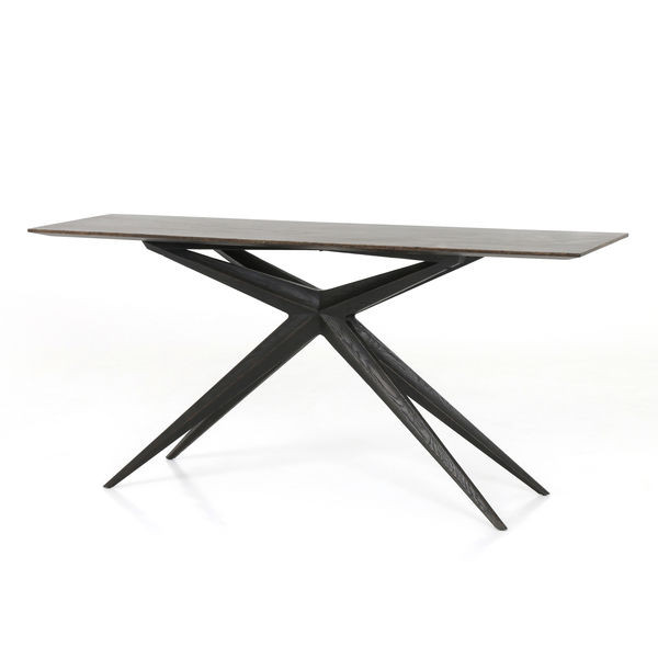 Sasha Console Table Burnt Oak/Ebony | Scout & Nimble
