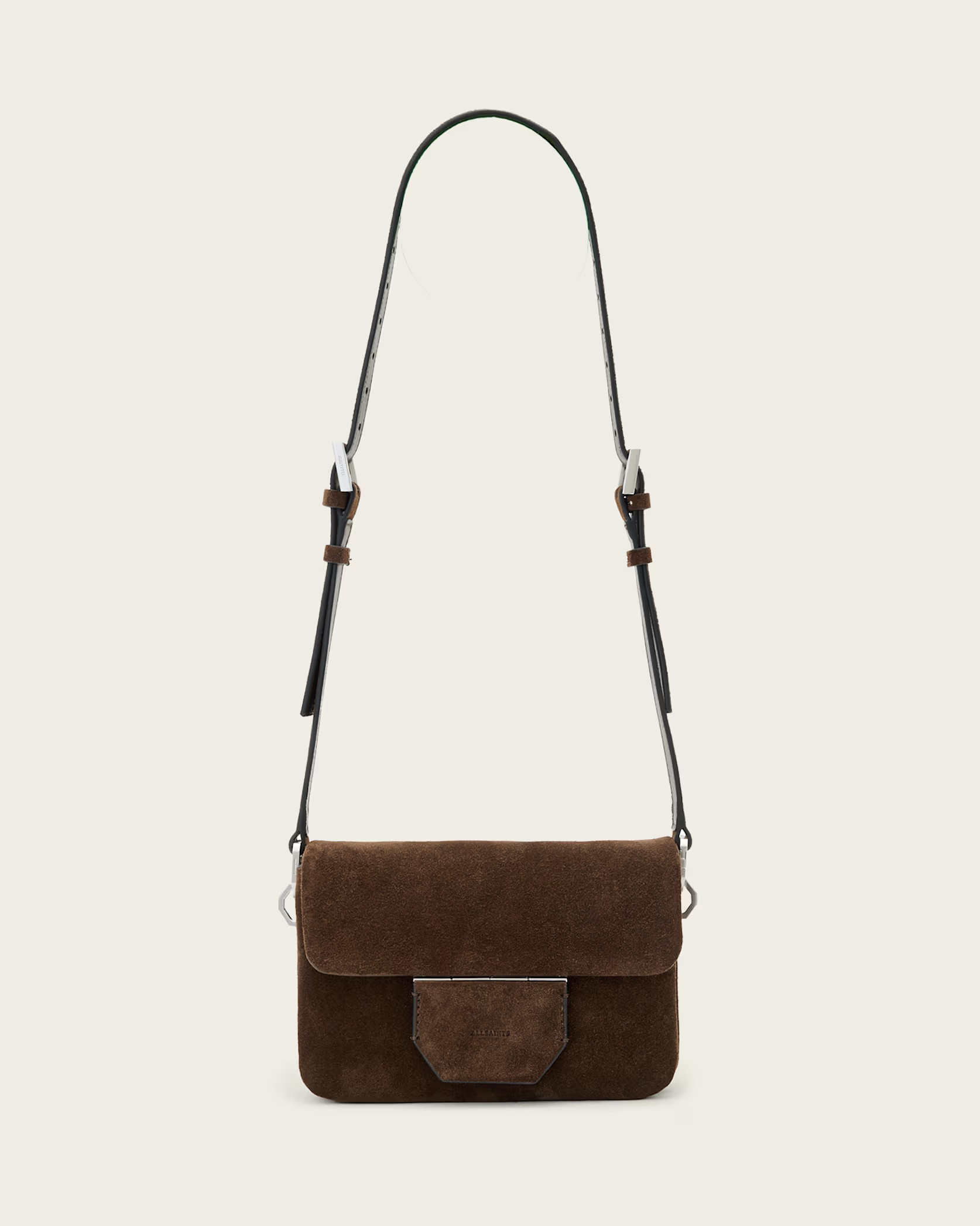 Jupiter Suede Crossbody Bag | AllSaints UK
