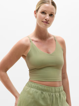V-Neck Crop Bra | Athleta