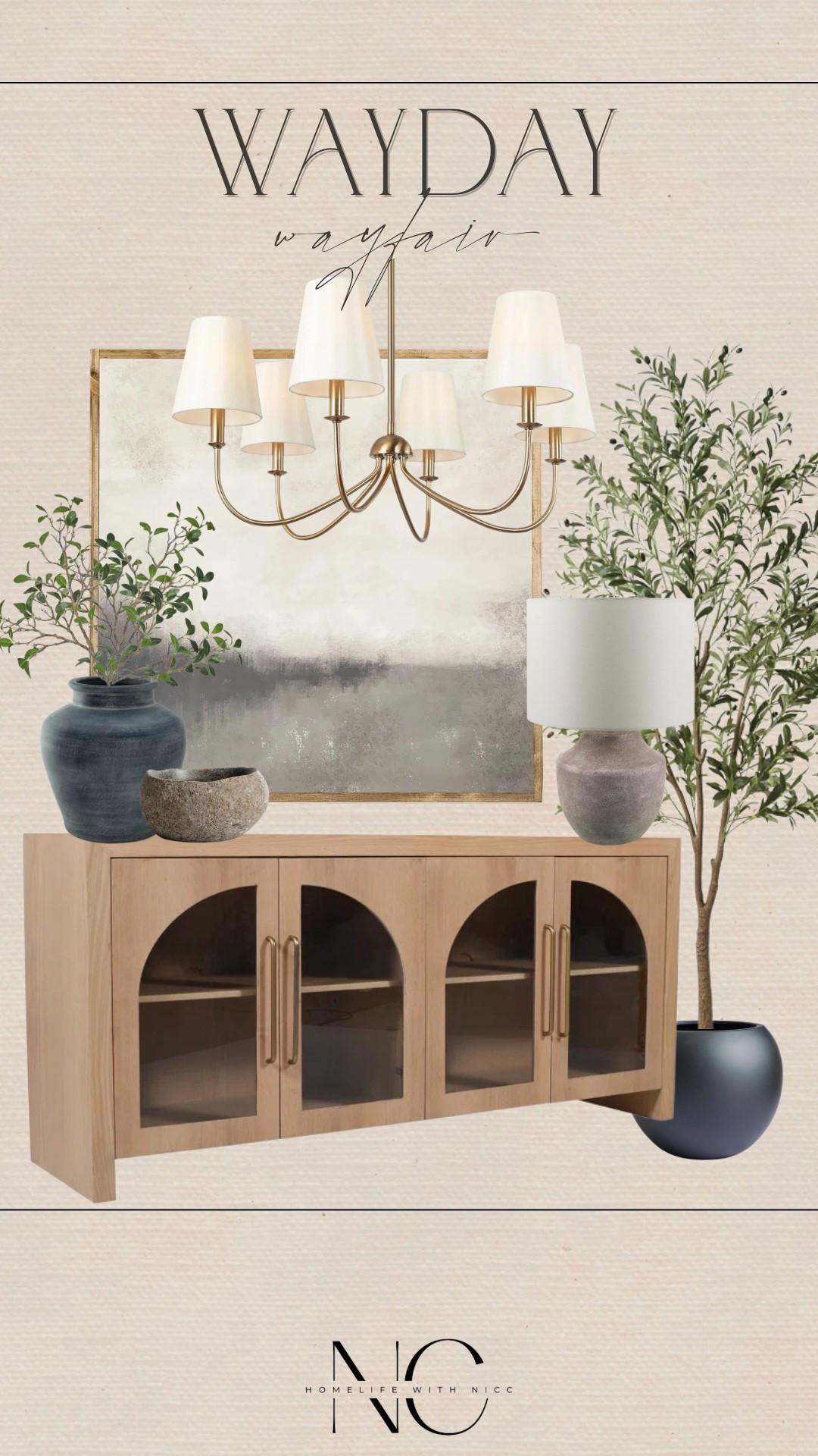 Wayday Sale happening now! Take advantage of these deals now through Monday!
Sideboard 
Buffet
Wall art
Light fixture
Chandelier
Faux tree
Decorative vase
Table lamp
#wayfair #wayfairsale #wayday #waydaysale #homedecor #homerefresh #sideboardstyling #neutralhome #neutralhomedecor

#LTKStyleTip #LTKSaleAlert #LTKHome