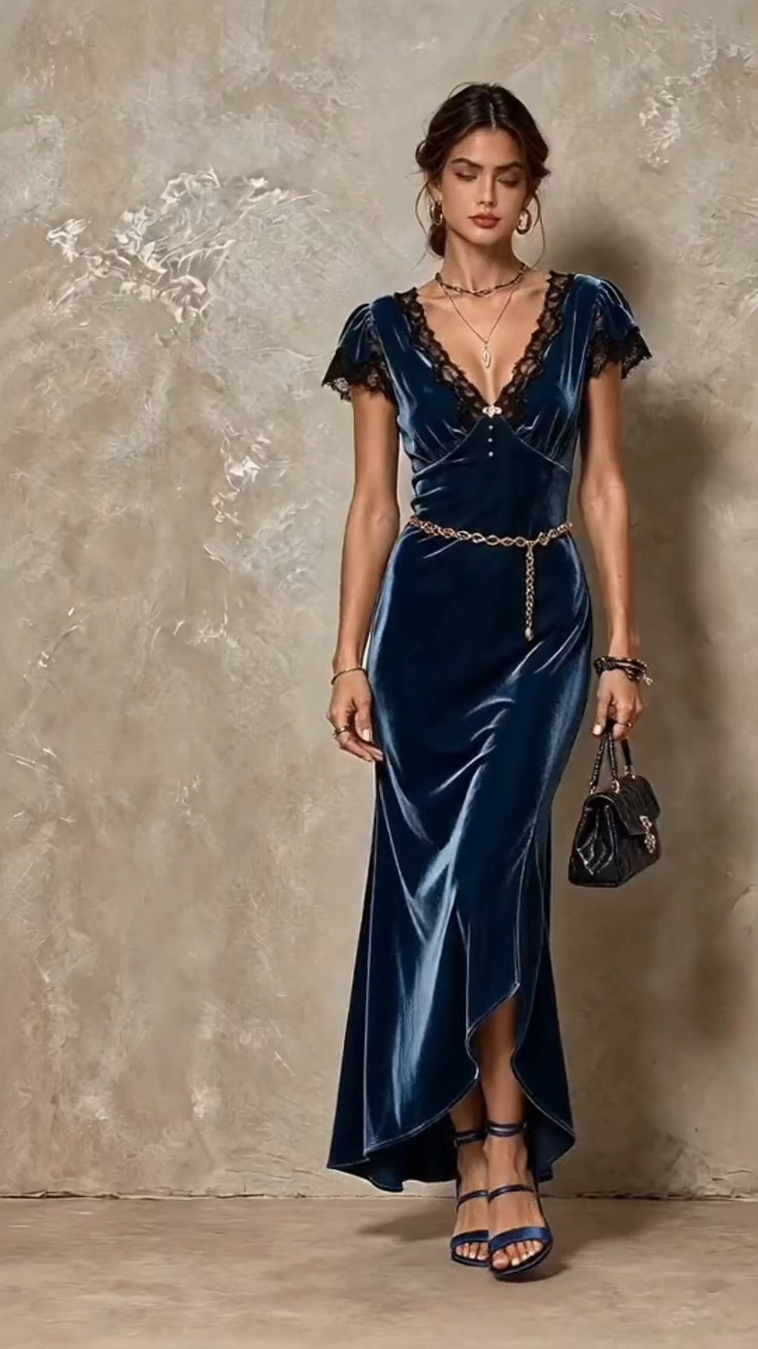 Teal Velvet Lace Trim Evening Maxi Dress
#VelvetDress #EveningGown #WeddingGuestDress #FormalOutfit #LaceDress 
 

 #LTKootd #LTKOver40 #LTKWedding