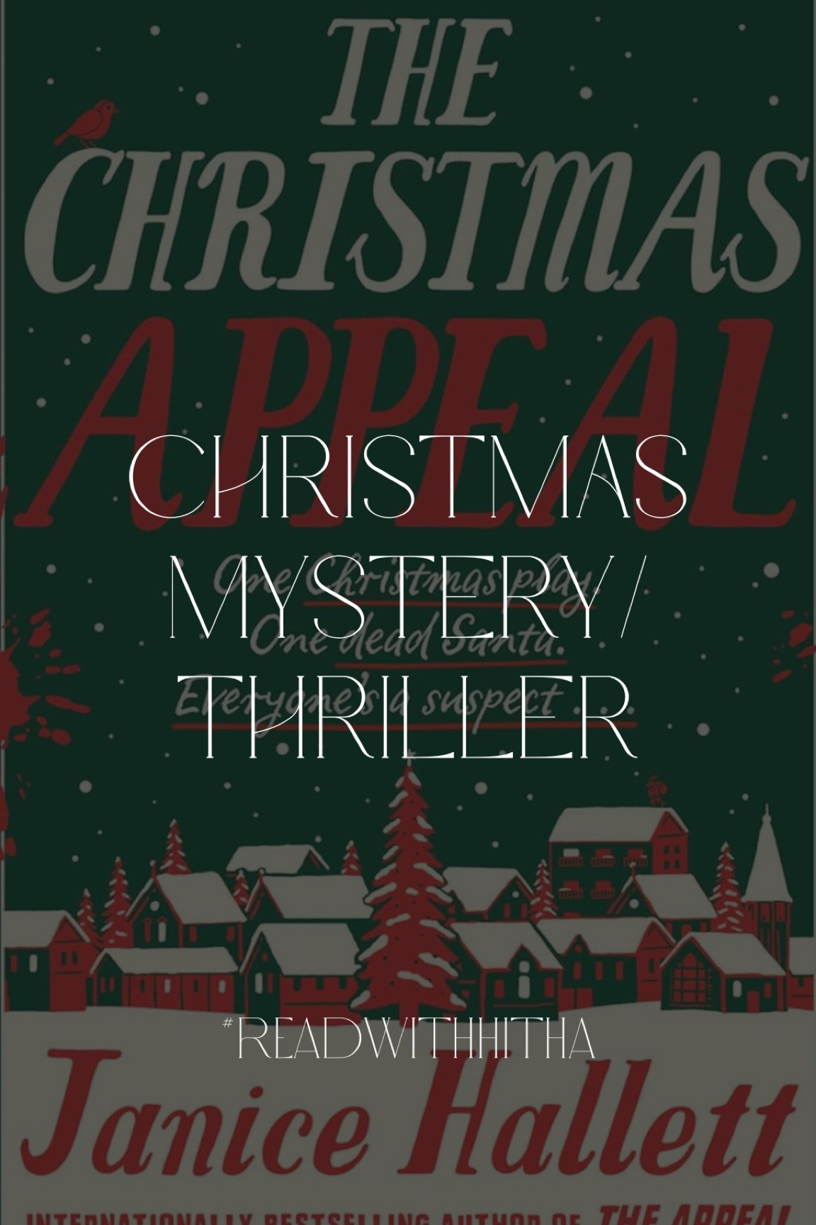 These are some of my favorites:
The Christmas Appeal by Janice Hallet
Murder for Christmas by Francis Duncan
Comfort & Joy by Kristin Hannah
Bright Lights, Big Christmas by Mary Kay Andrews
The Christie Affair by Nina de Gramont

#LTKHoliday #LTKSeasonal