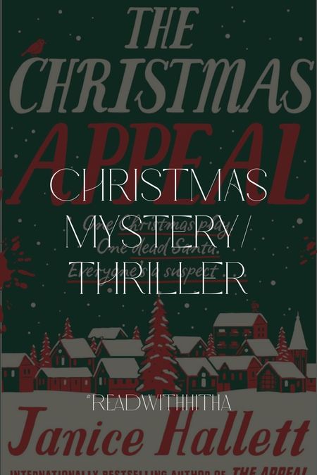 These are some of my favorites:
The Christmas Appeal by Janice Hallet
Murder for Christmas by Francis Duncan
Comfort & Joy by Kristin Hannah
Bright Lights, Big Christmas by Mary Kay Andrews
The Christie Affair by Nina de Gramont

#LTKHoliday #LTKSeasonal