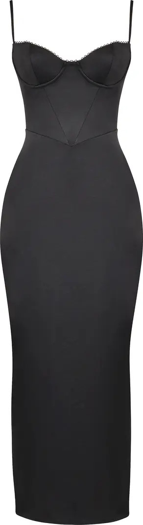 Stefania Underwire Corset Bodice Satin Gown | Nordstrom