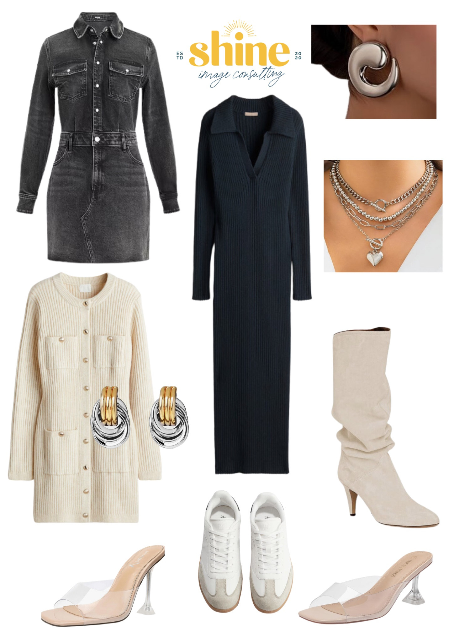 Neutral dresses dressed up boots or heels or dressed down with sneakers. Who is this for? Soft or Light Summer Palettes 🖤

#LTKStyleTip #LTKPlusSize #LTKMidsize