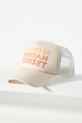 Celandine Seaside Trucker Hat | Anthropologie (US)