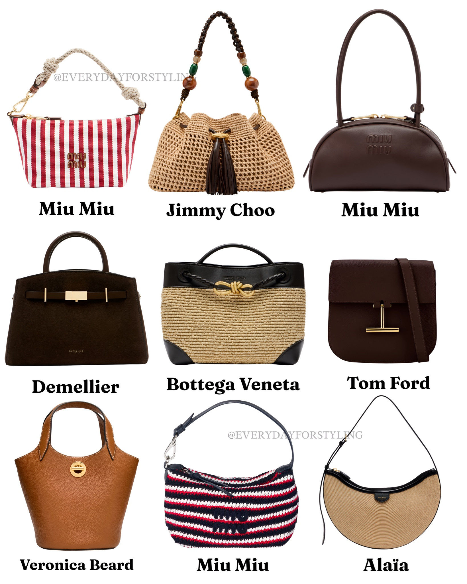 Your summer bag rotation just got a serious upgrade — these nine pieces are the ones everyone’s quietly stocking up on right now 🤎 

designer bags summer 2026, old money bag edit, quiet luxury handbags, raffia bag trend, woven summer bags, Miu Miu bag dupe, investment handbags, luxury bag roundup, summer vacation bags, top handle bag trend, designer bag picks, elevated accessories edit, neutral tone handbags, capsule wardrobe bags, affordable luxury bags, Bottega Veneta style bags, structured leather handbags, old money accessories, designer bag inspiration, summer bag essentials, everydayforstyling

#designerbagsedit, #raffiabagseason, #oldmoneyaccessories, #BagsTrends2026, #ViralBagsSummer

#LTKSeasonal #LTKTravel #LTKSaleAlert