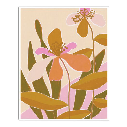 Colorful Irises by Alisa Galitsyna Framed Canvas Wall Art by World Market | World Market
