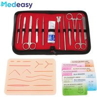 Medical Students Suture Practice Kit Surgical Training with Skin Pad Model Tool Set Educational Teaching Equipment | AliExpress (US)