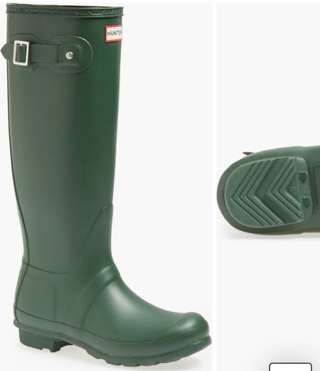 Hunter boots for rainy days 🌧️ 

#LTKstyletip #LTKSeasonal #LTKshoecrush
