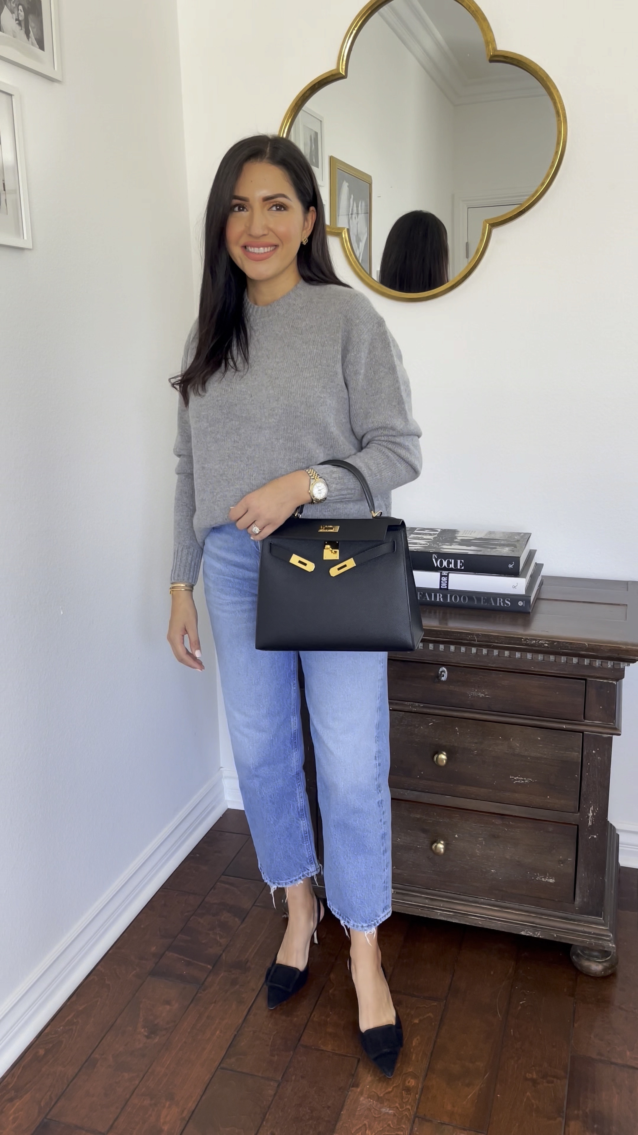 Grey sweaters I love for fall. Here are five easy and effortless outfits. Shop my outfit details @shopltk. 

Jcrew sweater true to size. Agolde jeans true to size. Frame sweater size down unless you like an oversize look, take your true size. Manolo Blahniks shoes size up half a size. Golden goose sneakers true to size. Stuart Weisman boots true to size. 

#LTKHoliday #LTKstyletip #LTKGiftGuide