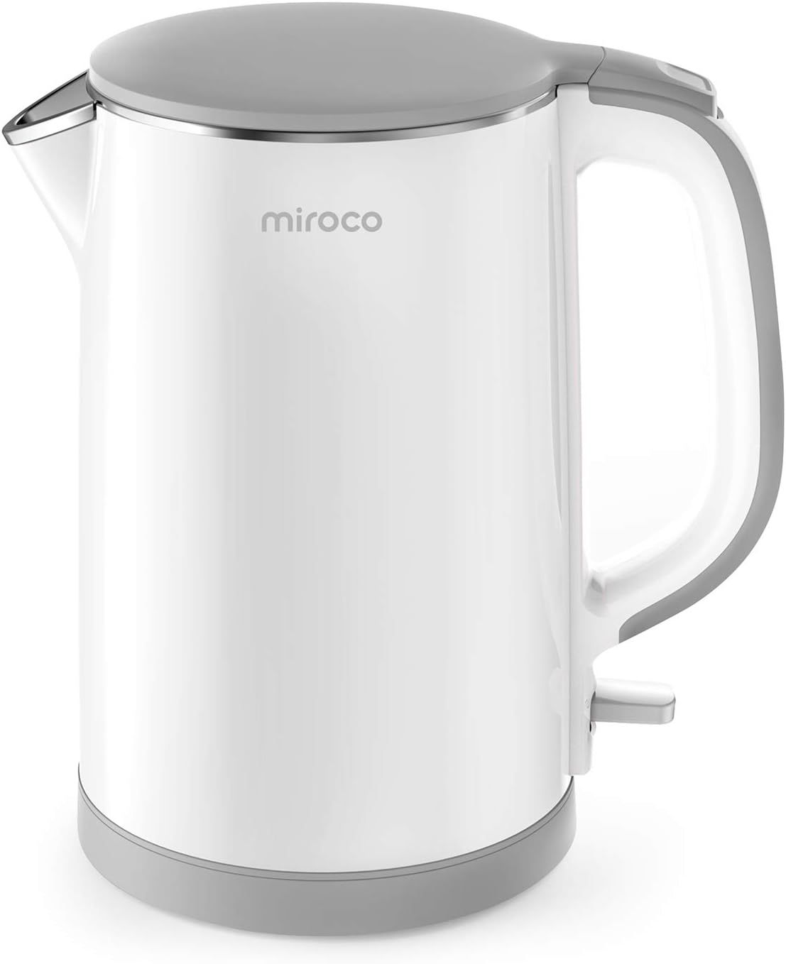 Electric Kettle, Miroco Double Wall 100% Stainless Steel Cool Touch Tea Kettle with 1500W Fast Bo... | Amazon (US)