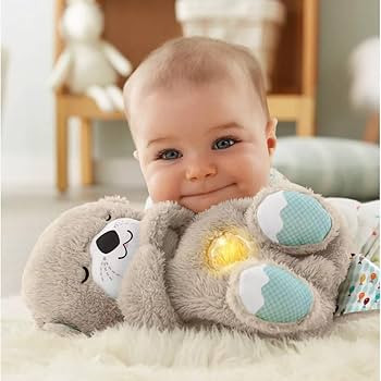 Fisher-Price Baby Toy Soothe 'n Snuggle Otter Portable Plush Sound Machine with Music Lights & Br... | Amazon (US)