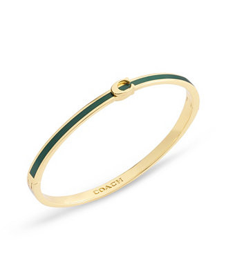 COACH Minimal Hinged Bangle Bracelets - Macy's | Macy's