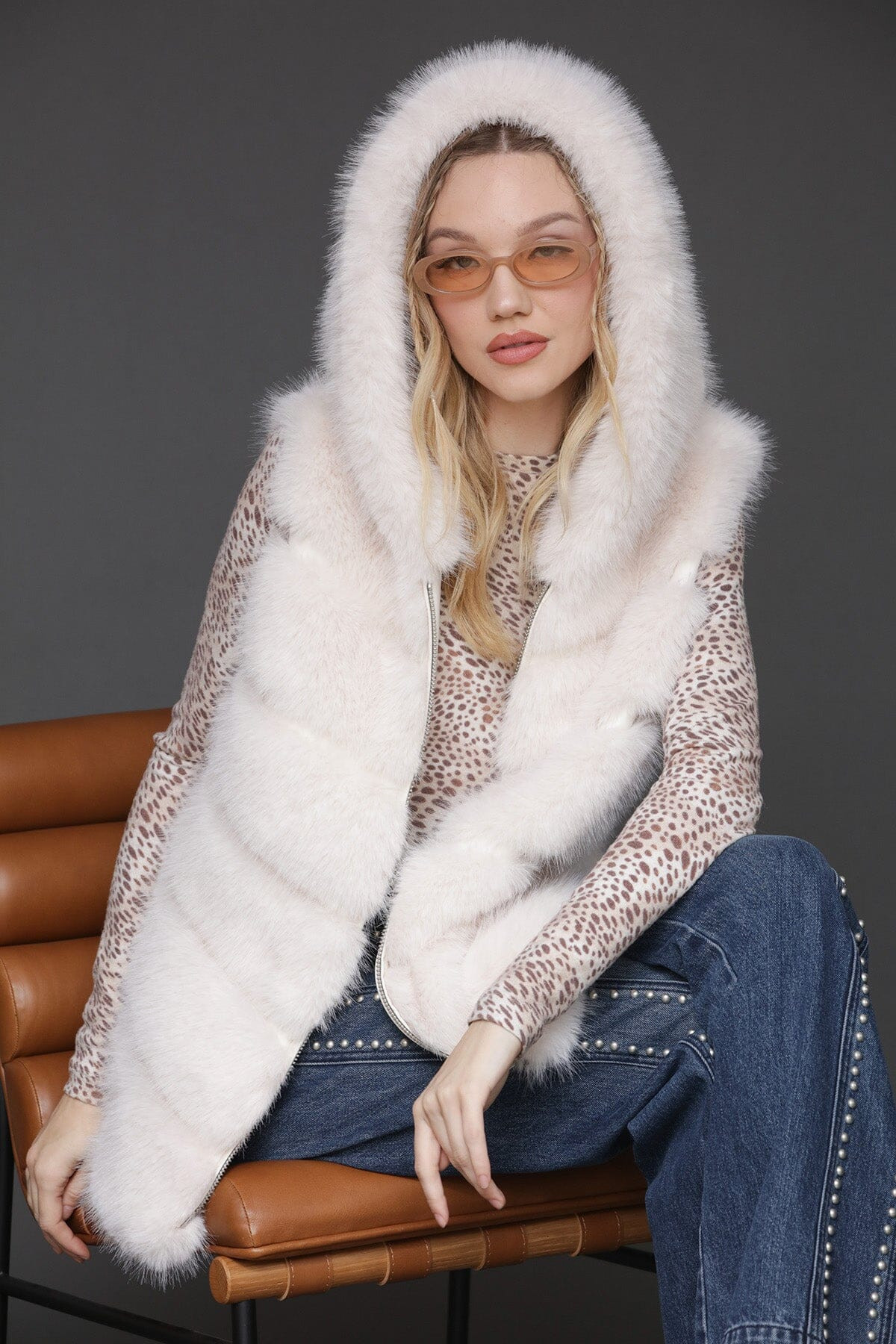 Luxe Faux Fur Paneled Vest | Avec Les Filles