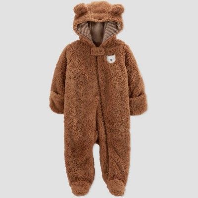 Baby Boys' Bear Pram Jacket - Just One You® made by carter's Brown | Target