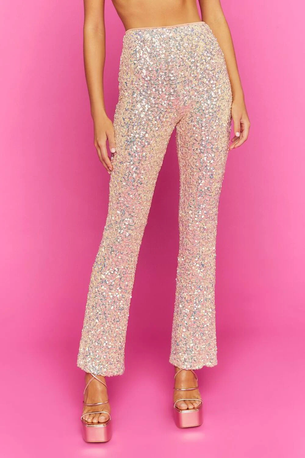 Sequin Flare Pants | Forever 21 (US)
