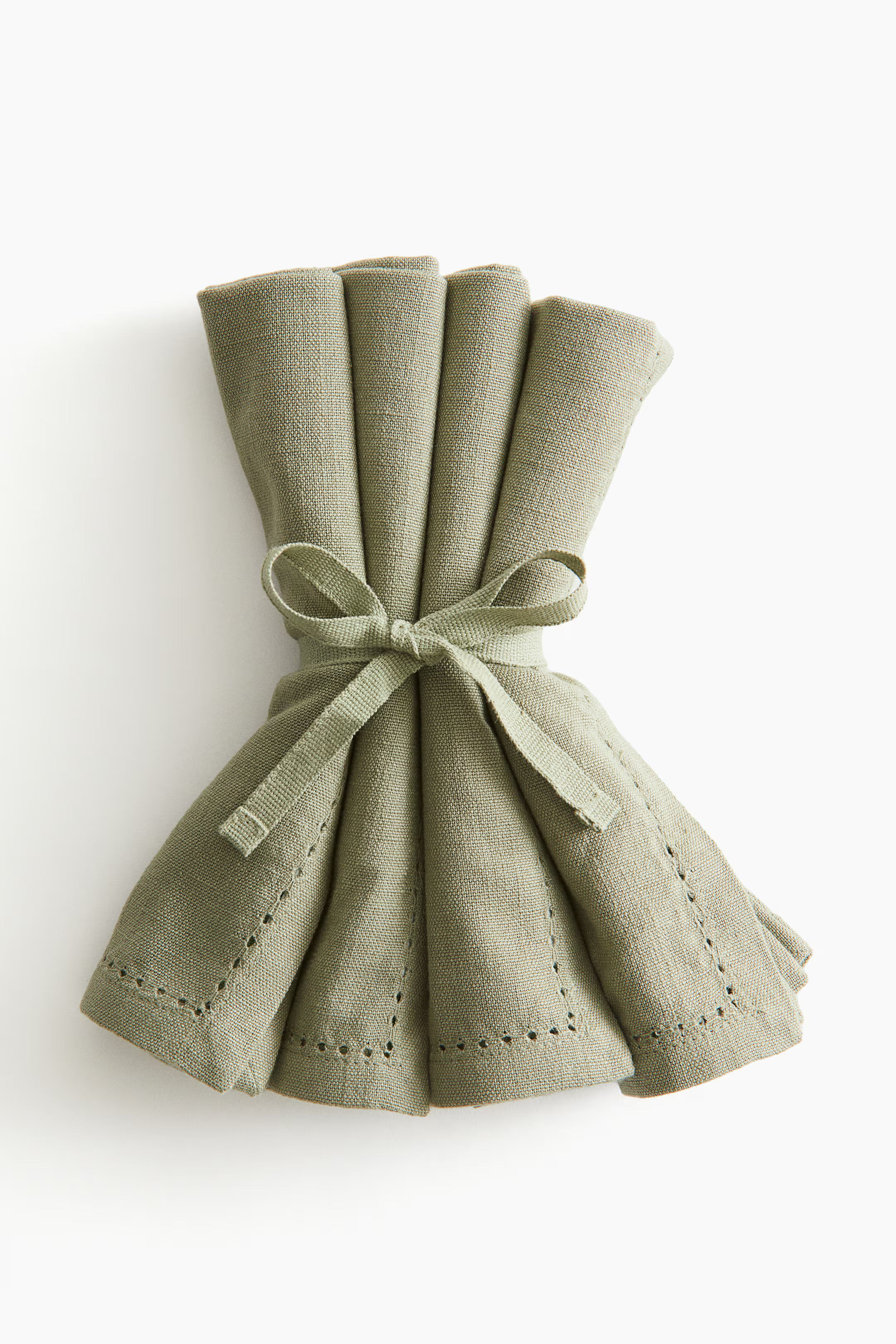 4-Pack Linen-Blend Napkins | H&M (US + CA)