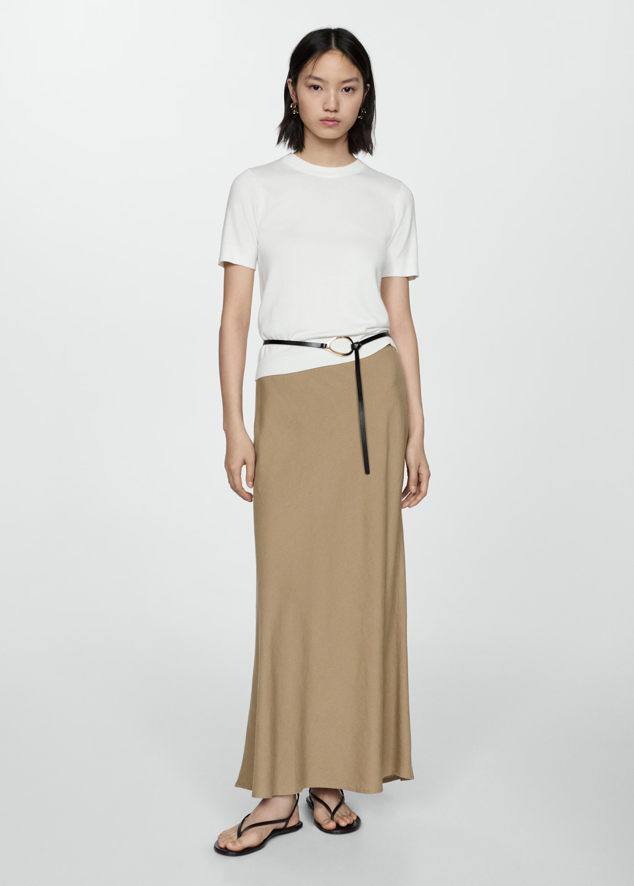 Short-sleeved fine-knit sweater - Women | MANGO United Kingdom | MANGO (UK)