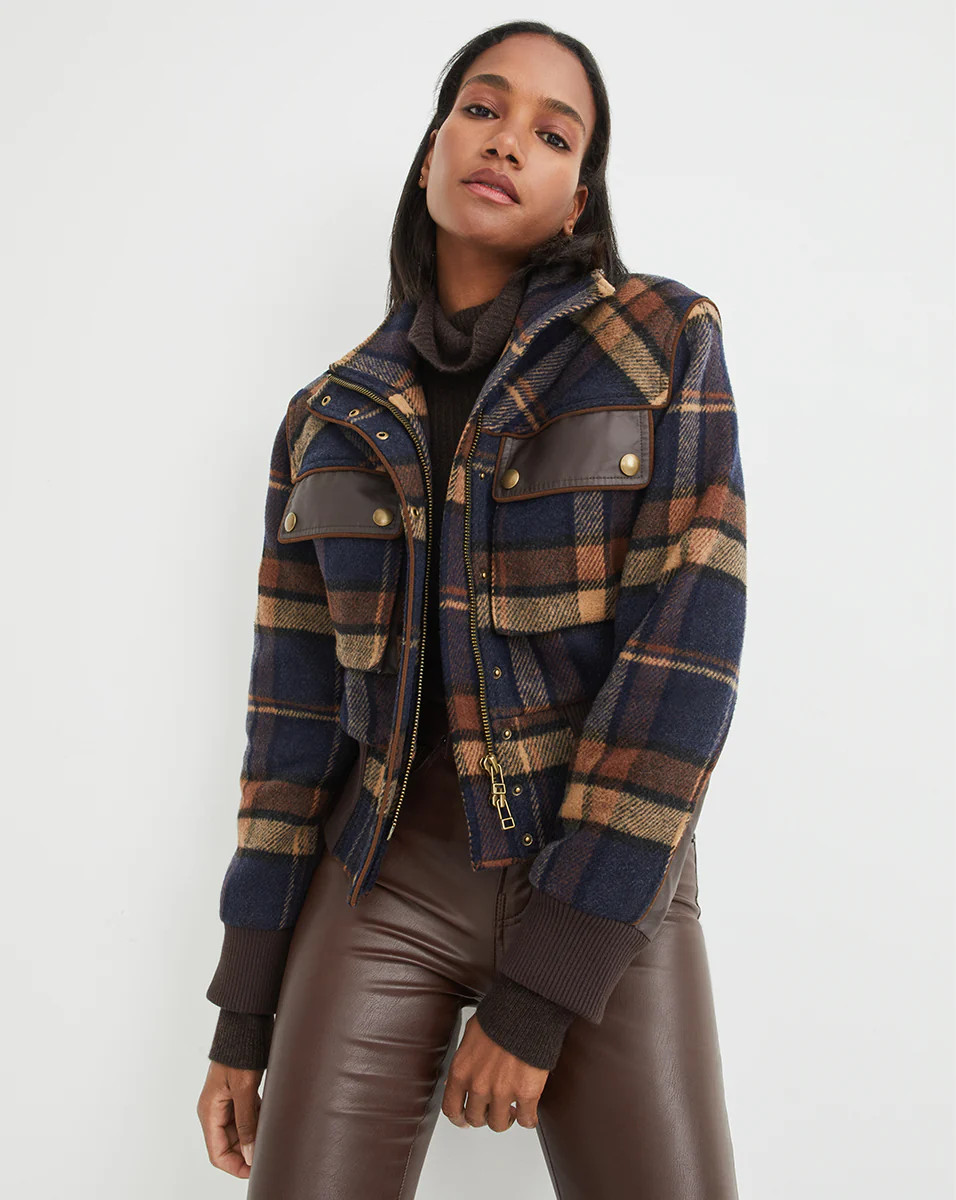 Veronica Beard Jadis Jacket Navy Multi | Veronica Beard