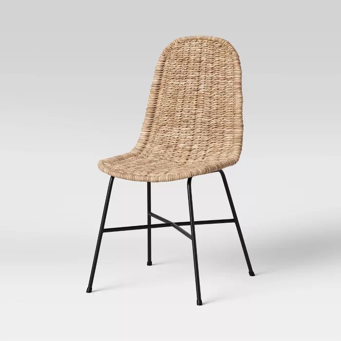 Bretton Woven Dining Chair with Metal Legs - Threshold™ | Target