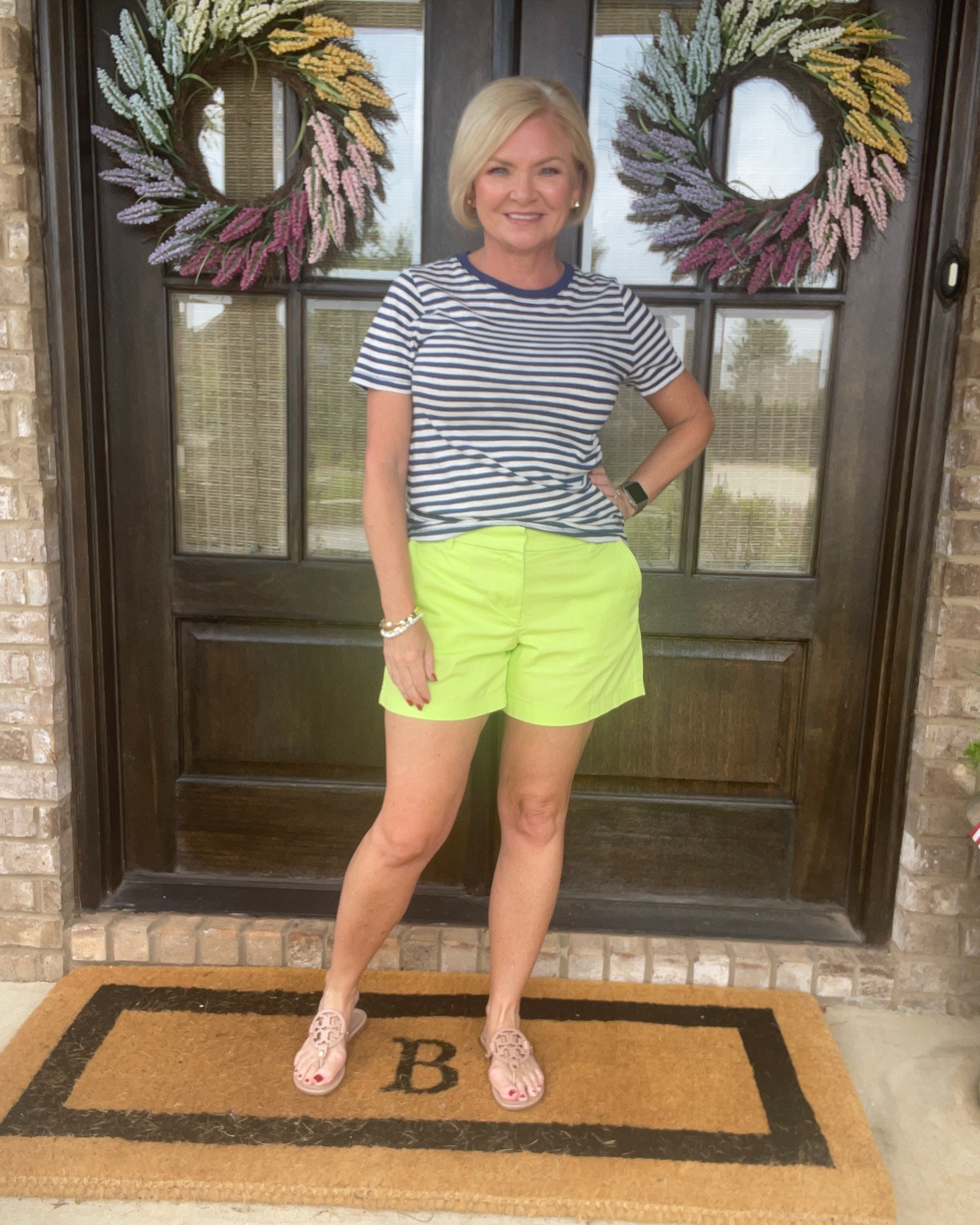 Wearing Small tee, 8 in shorts
Summer outfit
Vacation outfit
J crew
Sandals
Shorts
Petite outfit
Petite style
Home decor

#LTKhome #LTKstyletip #LTKSeasonal