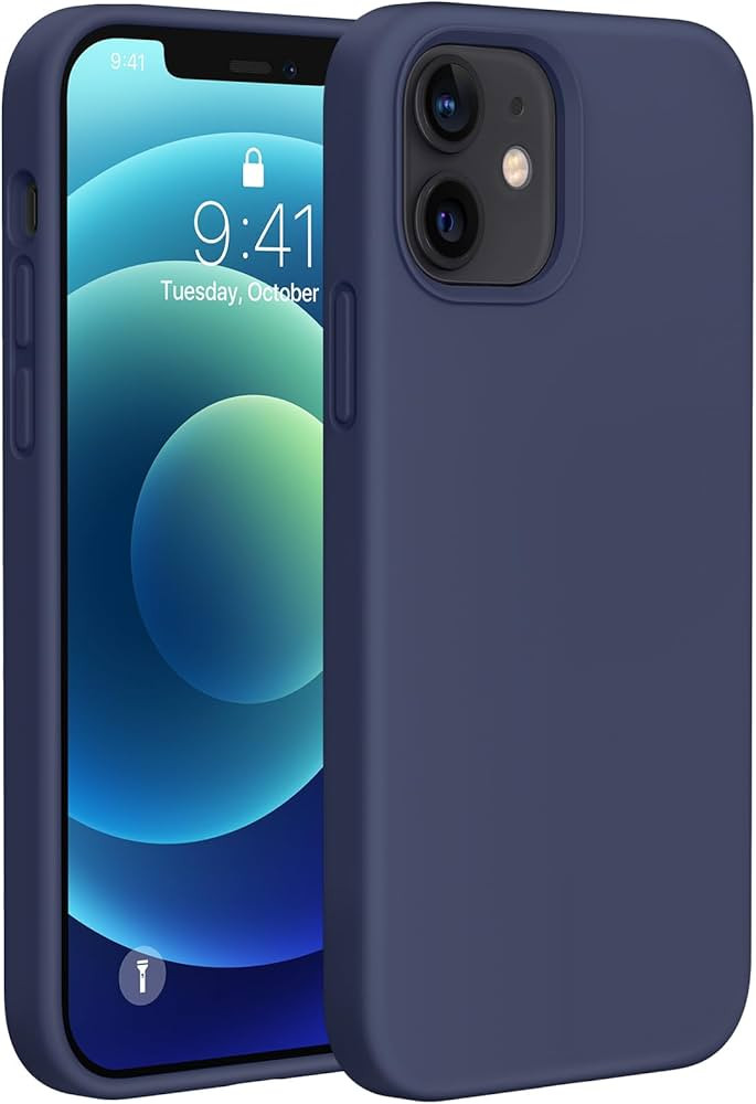 Miracase Compatible with iPhone 12 Case and iPhone 12 Pro Case, Liquid Silicone Gel Rubber Full B... | Amazon (US)