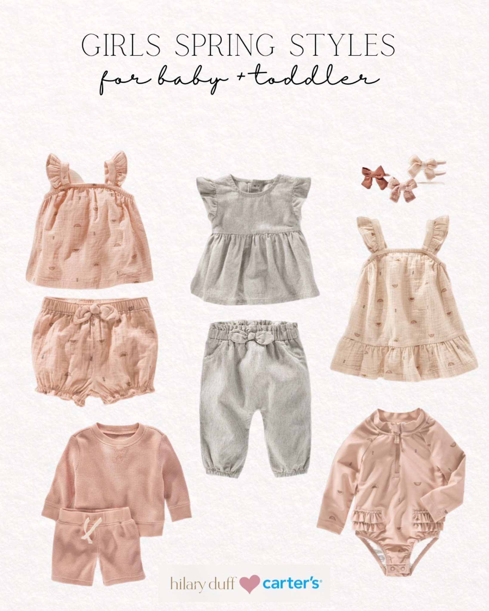 The New Hilary Duff x Carters Collection for Spring

Spring baby, spring outfits, spring capsule, spring styles, baby & toddler, baby clothes, baby style, baby outfits, baby girl outfits, baby girl style for spring & summer, summer vacation outfits, carters baby, baby vacation outfits, baby girl fashion, neutral baby clothes

#LTKkids #LTKunder50 #LTKbaby