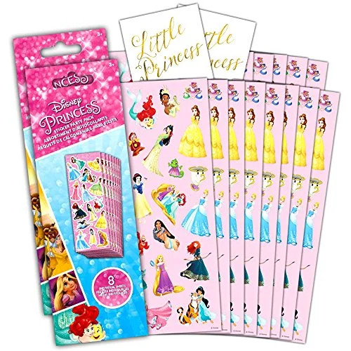 Disney Princess Stickers Party Favor Pack - Walmart.com | Walmart (US)