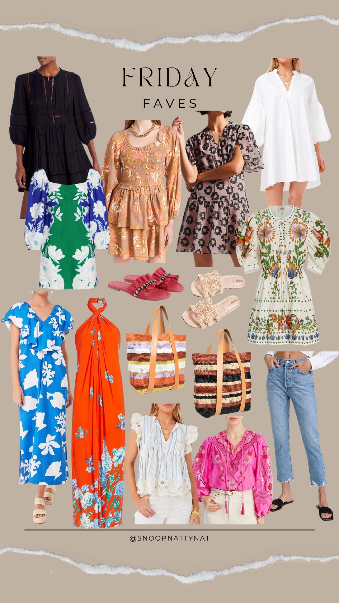 Friday favorites - new arrival - colorful wardrobe - chic totes - stripped tote - spring dresses - jeans - vacation outfits 

#LTKSeasonal #LTKstyletip #LTKtravel