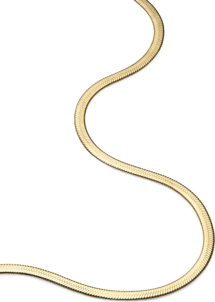 Ina Herringbone Chain Necklace | Nordstrom