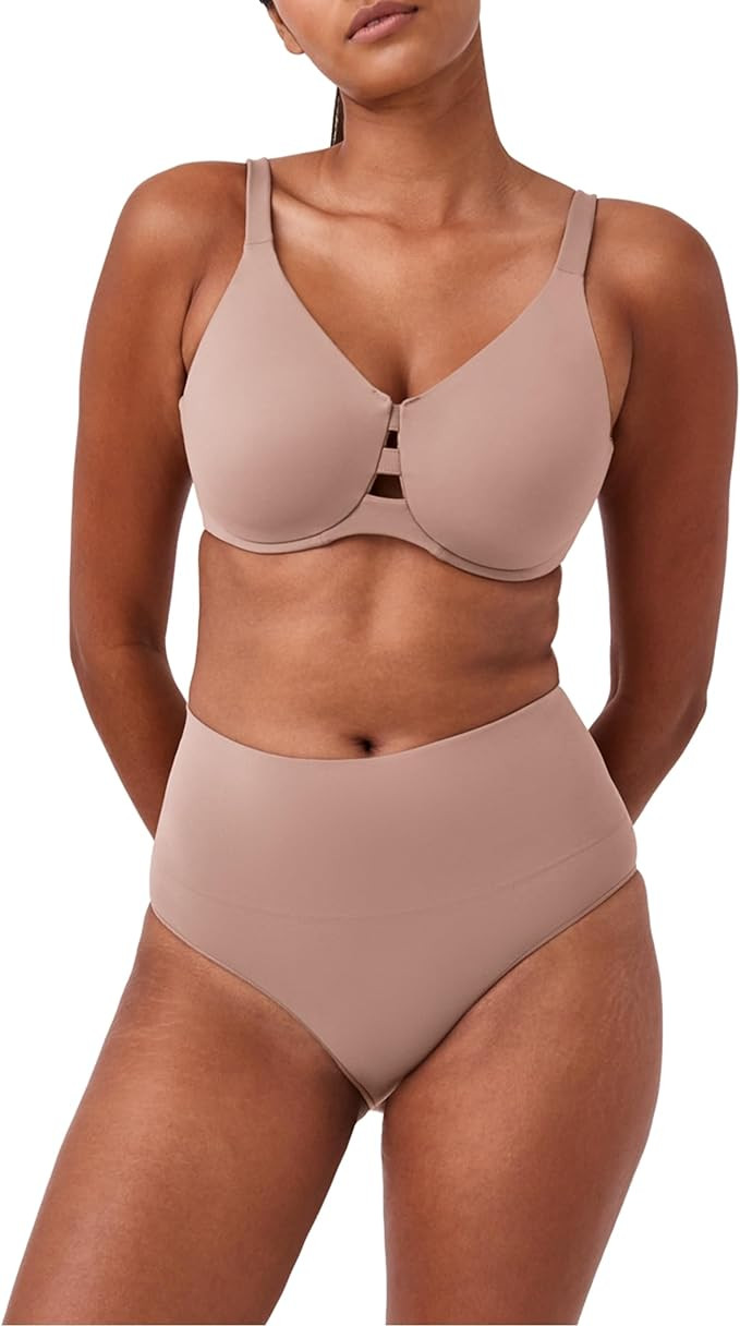 SPANX Low Profile Minimizer Bra - Minimize Breast Size by up to 1 Inch - Quick-Drying Fabric - Co... | Amazon (US)