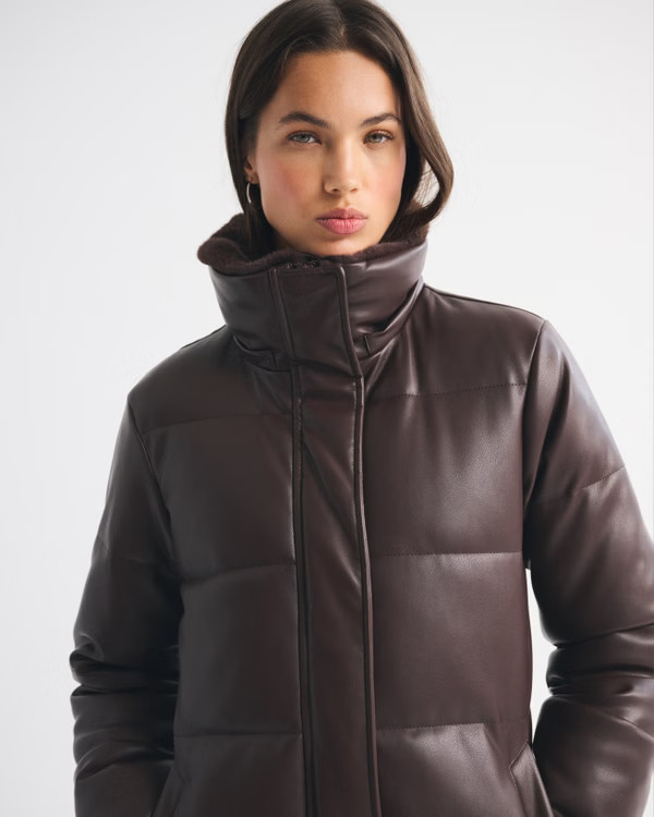 Women's Long Puffer | Women's New Arrivals | Abercrombie.com | Abercrombie & Fitch (US)