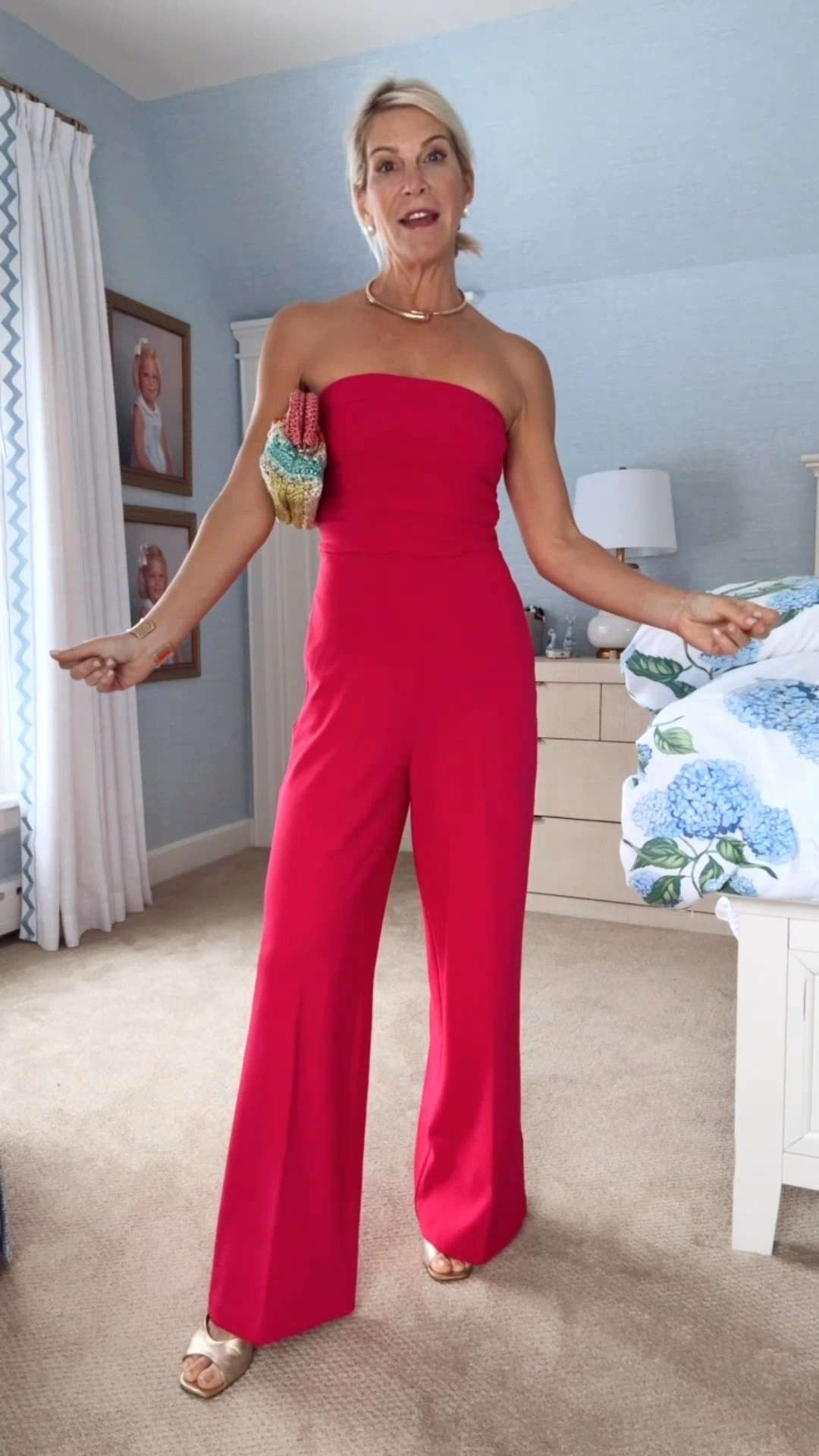 I just found the most reasonably priced strapless jumpsuit… and the fit? HELL YES. 😍

The ruching gives you shape in all the right places, and the hidden rubber lining keeps it secure (so you’re not doing the awkward pull-up every five minutes). Bless.

It’s lightweight, easy, and perfect for summer trips, beach dinners, or exploring all day without feeling overdressed.

Add sandals + a statement clutch and you’re done. Easy. Chic. Packed. 

 #LTKgrwm #LTKootd #LTKTravel